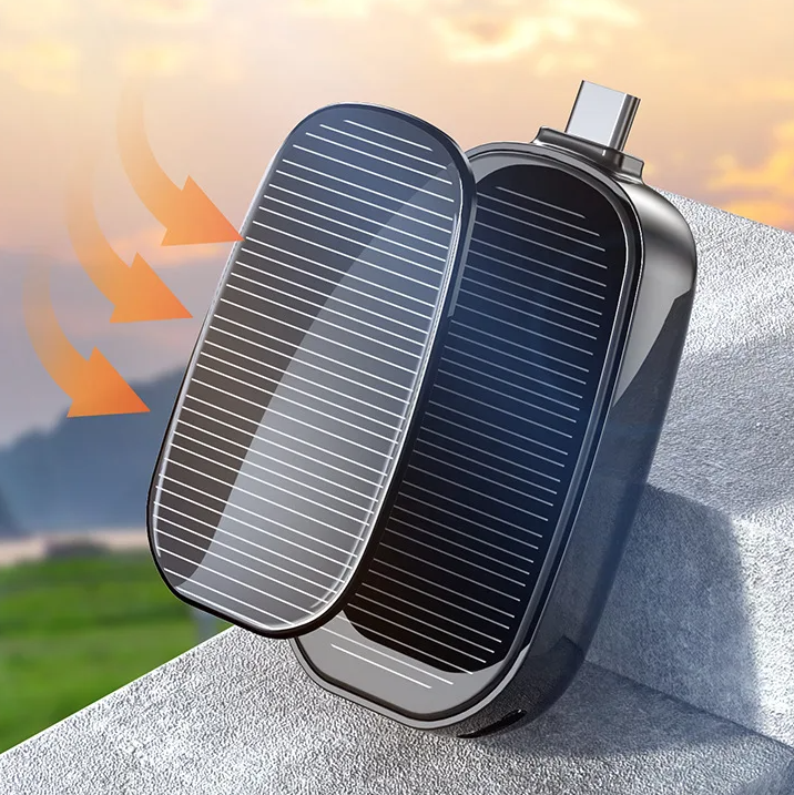 Mini batterie solaire pour portable PowerBank  iPhone, Xiaomi, Samsung