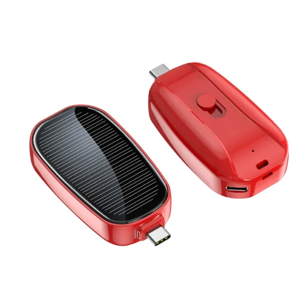 Mini batterie solaire pour portable PowerBank  iPhone, Xiaomi, Samsung